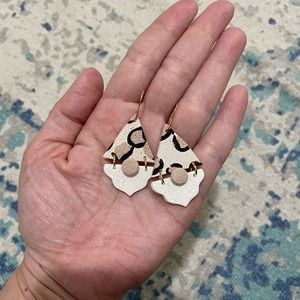 Gnome Leopard Print Earrings 🐆 🐆 🐆